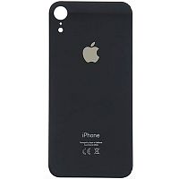 Задняя крышка для Apple iPhone XR с большим отверстием цвет: черный Оригинал