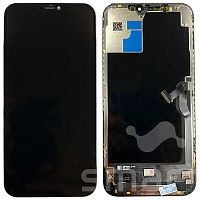 Дисплей для Apple iPhone 12 Pro Max в сборе с рамкой черный JK TFT