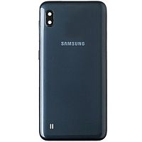 Задняя крышка для Samsung Galaxy A10 (A105) цвет: черный Оригинал