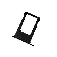 Держатель SIM для Apple iPhone 7 Plus черный Оригинал
