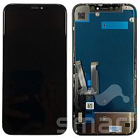 Дисплей для Apple iPhone XR в сборе с рамкой черный JK TFT