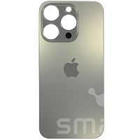 Задняя крышка для Apple iPhone 15 Pro с большим отверстием цвет: титан Оригинал