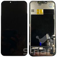 Дисплей для Apple iPhone 13 в сборе с рамкой черный JK TFT