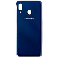 Задняя крышка для Samsung Galaxy A20 (A205) цвет: синий Оригинал