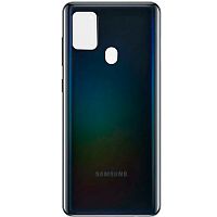 Задняя крышка для Samsung Galaxy A21s (A217) цвет: черный Оригинал
