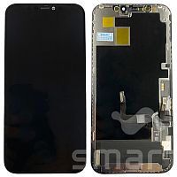 Дисплей для Apple iPhone 12/12 Pro в сборе с рамкой черный JK Amoled