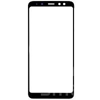Стекло для Samsung Galaxy A8 (A800) с OCA черный Оригинал