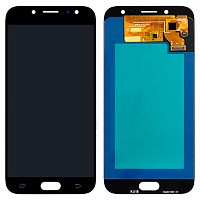Дисплей для Samsung Galaxy J7 (J730) в сборе без рамки черный Oled
