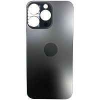 Задняя крышка для Apple iPhone 15 Pro Max с большим отверстием цвет: черный Оригинал