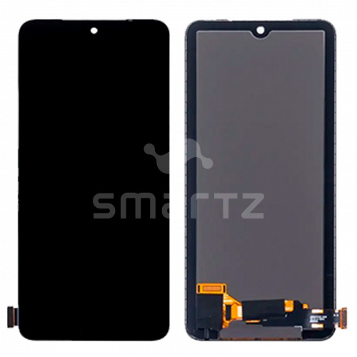 Дисплей для Xiaomi Redmi Note 10 в сборе с рамкой черный Оригинал