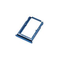Держатель SIM для Xiaomi Mi 9 Se синий Оригинал