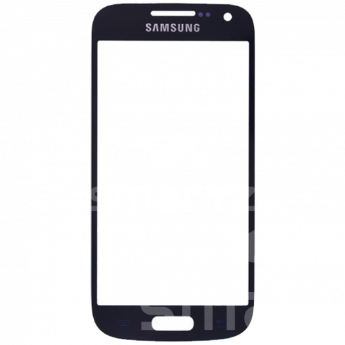 Стекло для Samsung Galaxy S4 Mini (i9192) черный Оригинал