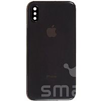 Задняя крышка для Apple iPhone X с малым отверстием цвет: черный Оригинал
