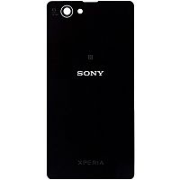 Задняя крышка для Sony Xperia Z1 Compact (D5503) цвет: черный Оригинал