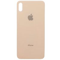 Задняя крышка для Apple iPhone XS с большим отверстием цвет: золотой Оригинал