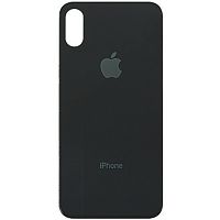 Задняя крышка для Apple iPhone XS Max с большим отверстием цвет: черный Оригинал