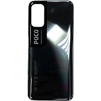 Задняя крышка для Xiaomi Poco M3 Pro  цвет: черный Оригинал