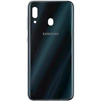 Задняя крышка для Samsung Galaxy A30 (A305) цвет: черный Оригинал
