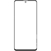 Стекло для Samsung Galaxy Note 10 Lite (N770) черный Оригинал