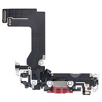 Шлейф для Apple iPhone 13 Mini для коннектора зарядки черный Оригинал