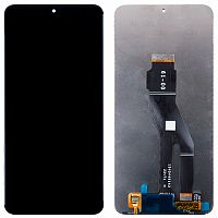 Дисплей для Huawei Honor X8A/Honor 90 Lite в сборе без рамки черный Оригинал