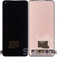Дисплей для OnePlus 9R в сборе без рамки черный OLED
