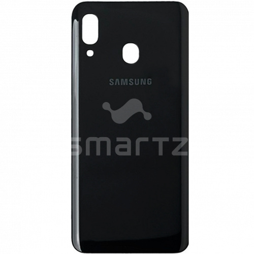 Задняя крышка для Samsung Galaxy A20 (A205) цвет: черный Оригинал