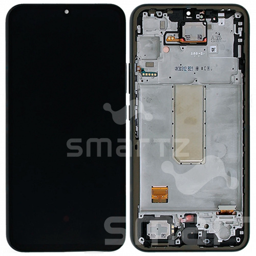 Дисплей для Samsung Galaxy A34 (A346) в сборе с рамкой черный Service Pack
