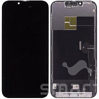 Дисплей для Apple iPhone 13 Pro в сборе с рамкой черный 90гц JK SOFT OLED