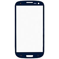 Стекло для Samsung Galaxy S3 (i9300) синий Оригинал