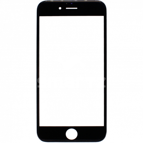 Стекло для Apple iPhone 6 с OCA с рамкой черный Оригинал