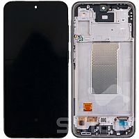 Дисплей для Samsung Galaxy A36 (A366) в сборе с рамкой черный Service Pack