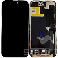 Дисплей для Apple iPhone 14 Pro Max в сборе с рамкой черный 90гц JK Incell