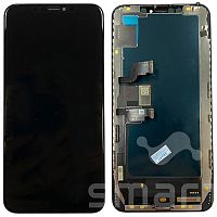 Дисплей для Apple iPhone XS Max в сборе с рамкой черный MS
