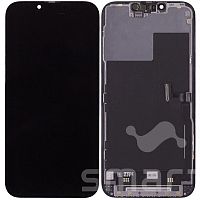 Дисплей для Apple iPhone 13 Pro в сборе с рамкой черный FOG