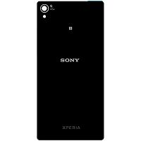 Задняя крышка для Sony Xperia Z3 (D6603) цвет: черный Оригинал