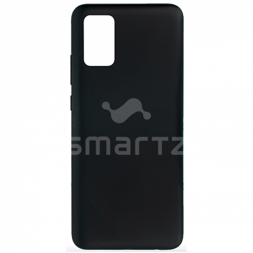 Задняя крышка для Samsung Galaxy A02s (A025) цвет: черный Оригинал