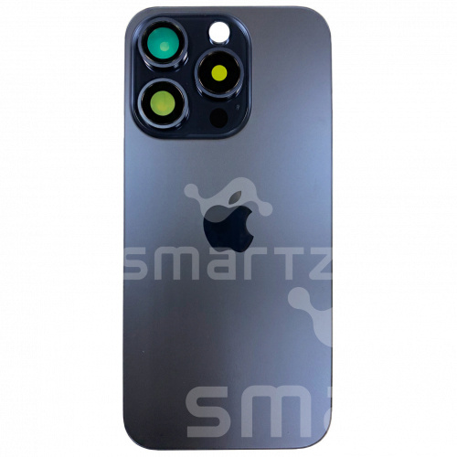 Задняя крышка для Apple iPhone 15 Pro с большим отверстием цвет: синий Оригинал