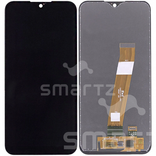 Дисплей для Samsung Galaxy A01 (A015)/M01 (M015) в сборе без рамки черный с широк.конн.Service Pack