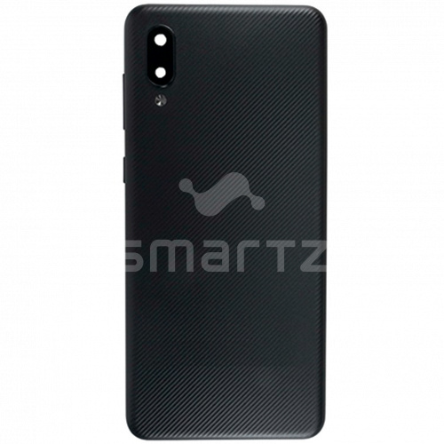 Задняя крышка для Samsung Galaxy A02 (A022) цвет: черный Оригинал