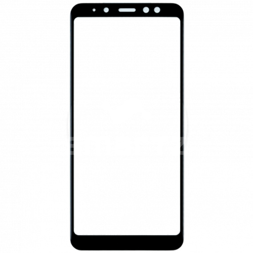 Стекло для Samsung Galaxy A8 Plus (A730) с OCA черный Оригинал