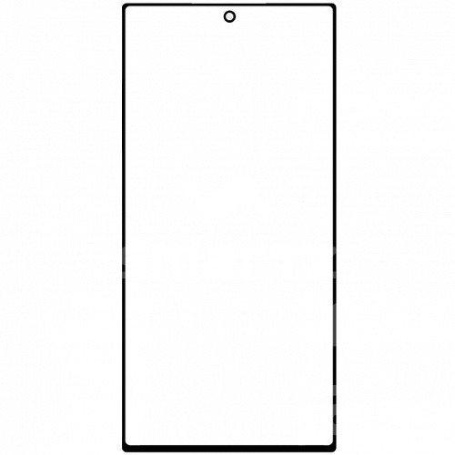 Стекло для Samsung Galaxy Note 10 Plus (N975) с OCA черный Оригинал