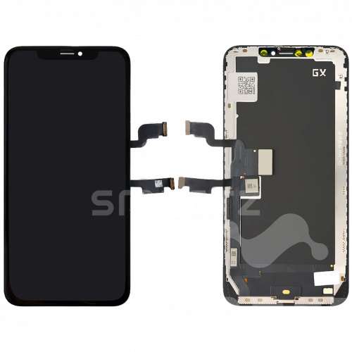 Дисплей для Apple iPhone XS Max в сборе с рамкой черный GX HARD OLED