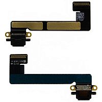 Шлейф для Apple iPad Mini 2 для коннектора зарядки черный Оригинал