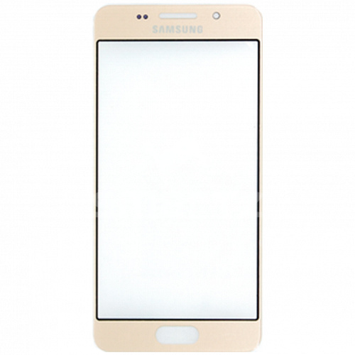 Стекло для Samsung Galaxy A3 (A310) золотой Оригинал