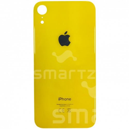 Задняя крышка для Apple iPhone XR с большим отверстием цвет: желтый Оригинал
