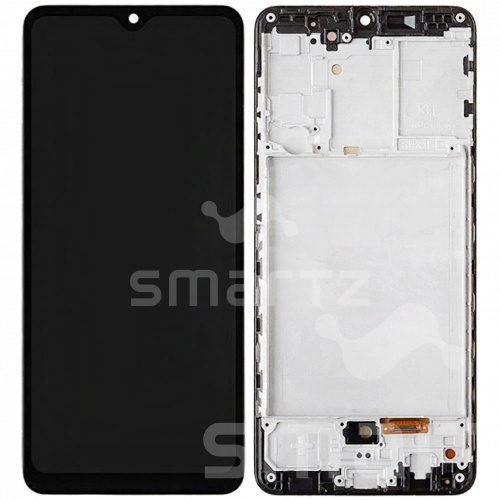 Дисплей для Samsung Galaxy A31 (A315) в сборе с рамкой черный Service Pack