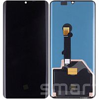 Дисплей для Huawei P30 Pro в сборе с рамкой черный Oled