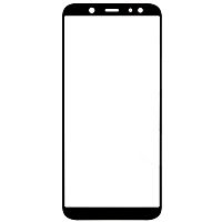 Стекло для Samsung Galaxy A6 (A600) с OCA черный Оригинал