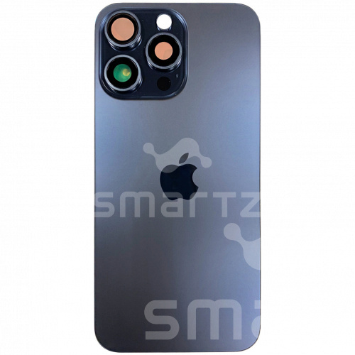 Задняя крышка для Apple iPhone 15 Pro Max с большим отверстием цвет: синий Оригинал